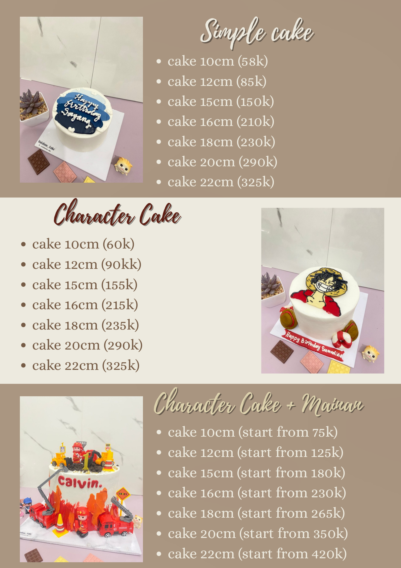 Pricelist Valdian Cake halaman 5